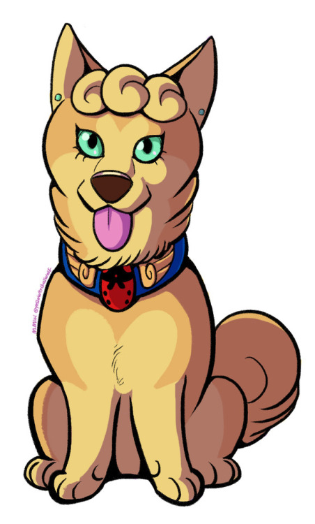 Giorno puppy shibe for fun! Also did an alt color based on the manga colors, Enjoy! Probably going t