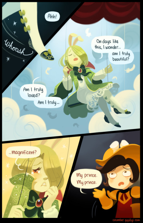 gigidigi: And part two of the Cucumber Quest retrospective: some of my favorite pages from July thro