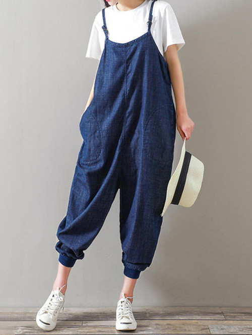 permanentfilemugglethings: Casual Fashion Loose Jumpsuit for Women1 / LEFT       // &