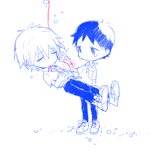evafankawoshin:  【エヴァ】カヲシン落書き集       