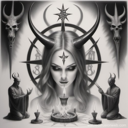 We Celebrate Our Own Way With A Blasphemous Black Mass. There Are No Rules Or Regulations. Do It Anyway