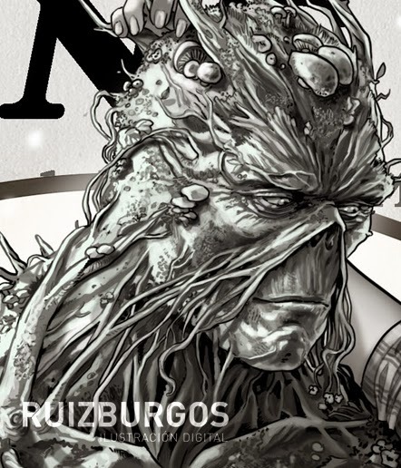 xombiedirge:Swamp Thing 1971 by Ruiz Burgos / Website / Blog