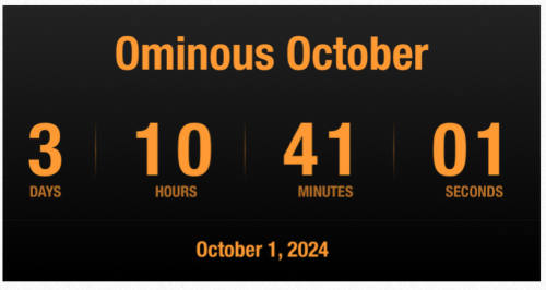 Today's Very Belated Countdown At 11 O Clock At Night Now That The Power Is Back On (but I Can't Currently