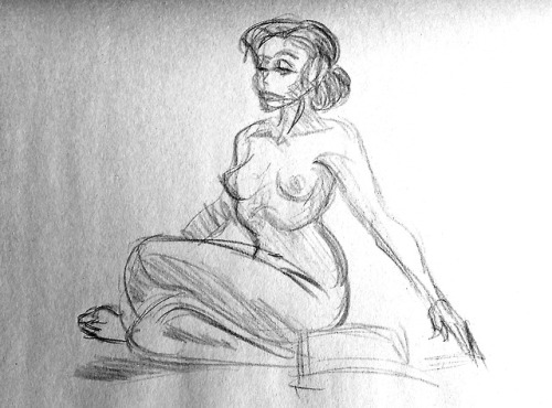  August Life Drawings (3/3) 