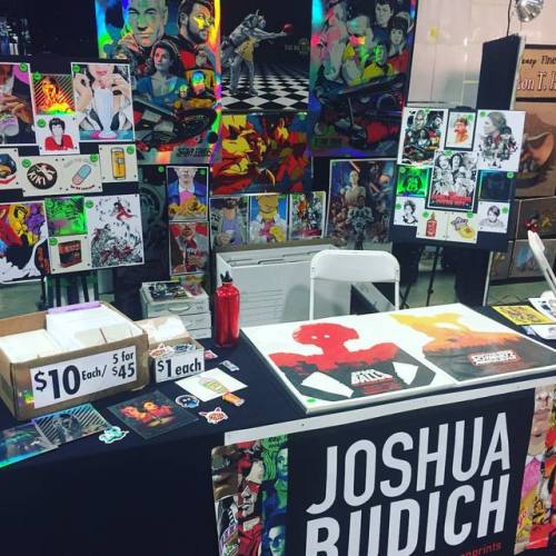 Ready to roll at @awesomecons ! Come on by and say, “Hi!” #jbudich #joshuabudich #art #illustration 