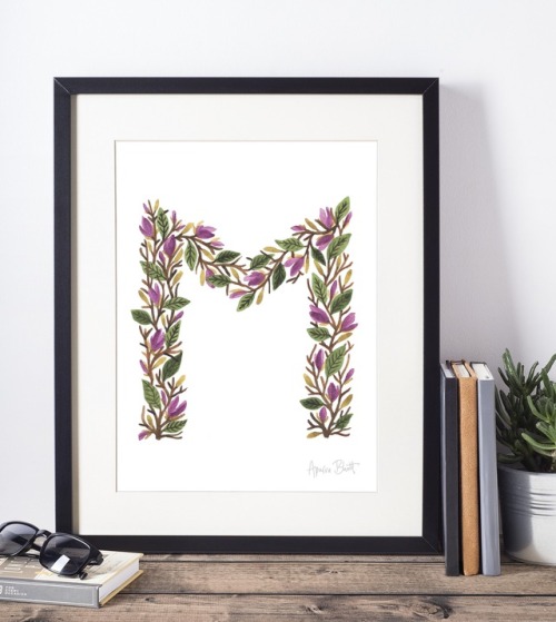 letterit:S W E E T   D E A LWhat’s a sweet deal? Getting 15% Off calendars and Leafy Letterform art 