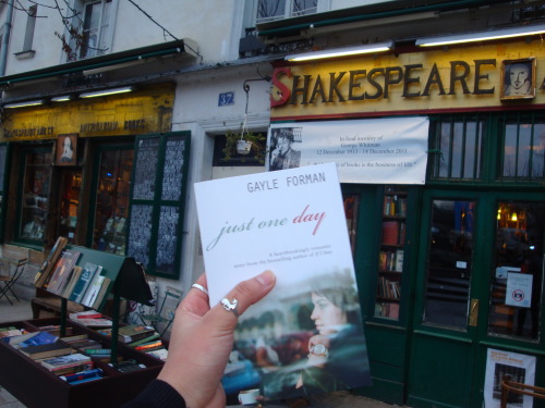 professionalwhining:@gayleforman Currently reading: Just One Day in Paris. I thought this would be a