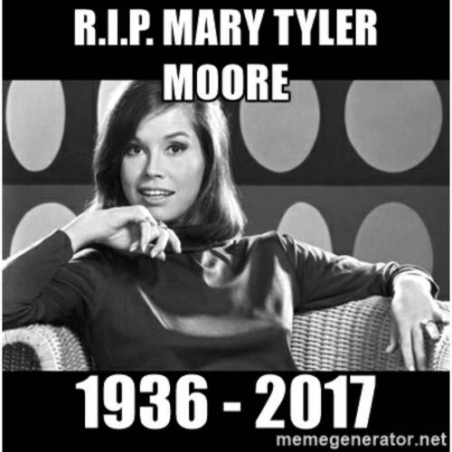 R.I.P. Mary Tyler Moore 😢 #rip #marytylermoore