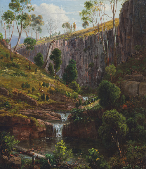 Eugene von Guérard - Ravine near Glenlyon, Upper Loddon (1870)