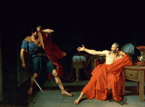 Marius at Minturnae by Jean Germain Drouais  1786 oil on canvas The Louvre 