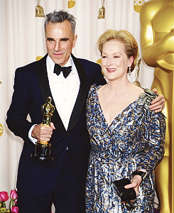 Meryl Streep & Daniel Day-Lewis at the 85th Annual Academy Awards