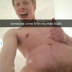 naked-straight-men:  Needs a trim.  Sounds like fun