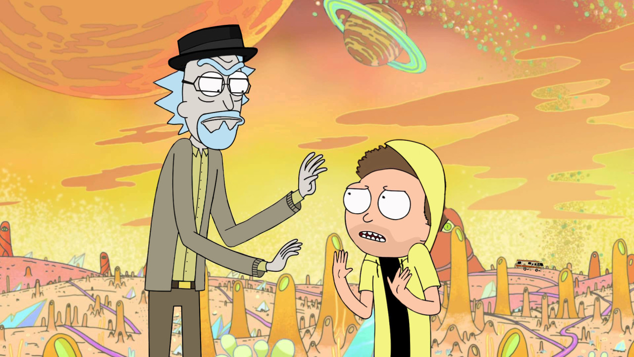 Rick and morty - breaking bad HD wallpaper