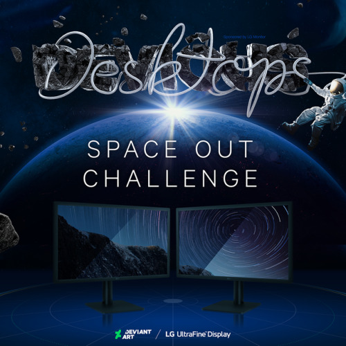 3… 2… 1… Space Out! It’s your chance to win TWO LG UltraFine™ 4K Displays! Use outer space as an inspiration, and create a 4K Wallpaper to enter! More info: http://bit.ly/DD_SpaceOut #DeviousDesktopsSpaceOut