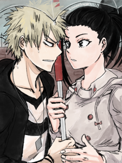 blamedorange:  Who won the “who holds the umbrella” contest ?!|| generally stubborn bakugou VS. stubbornly courteous yaoyorozu ||I was looking at these raincoat PITA charms and got inspired …….