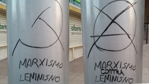 Fixed it!‘Marxism against Leninism’In Valencia, 2017