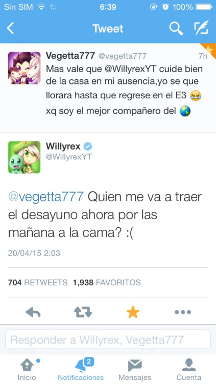 icogamer:  “Aparte del amor de mi vida, eres el mejor amigo que he podido tener