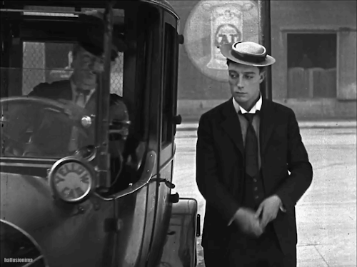 hallusionima: heartbreakingly beautiful Buster Keaton, Cops (1922)