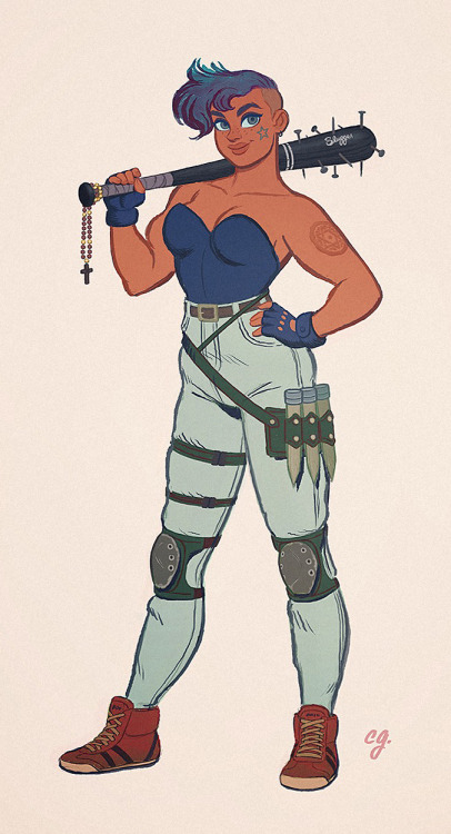 Her name is Sheena, and she’s a vampire hunter just tryin’ to make ends meet in the post