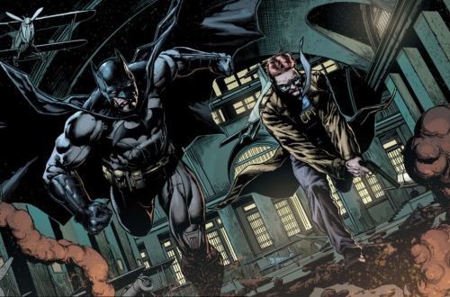 Batman and Commissioner Gordon race into action!- Batman: Eternal #1