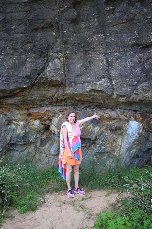 geologicaltravels:2015: The Myrtle Beach angular unconformity