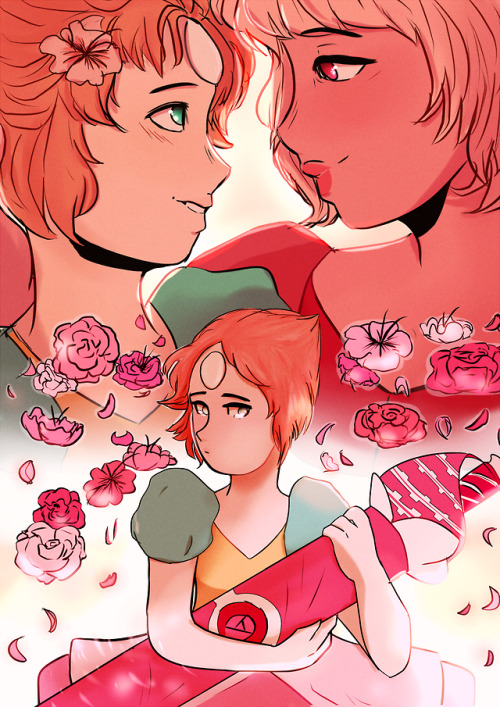 nicoryio:  a single pale rose,,,   im still shaking after this episode,,,, also, found my old redbubble so I’ll try to start it as soon my summer vacation starts :o for now I just put this up there to see how this works ( x <- here btw) 