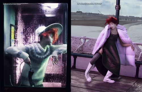 fashioninspirasians: Amazing editorial featuring Xiao Wen Ju &amp; Yue Ning for I-D magazine sum