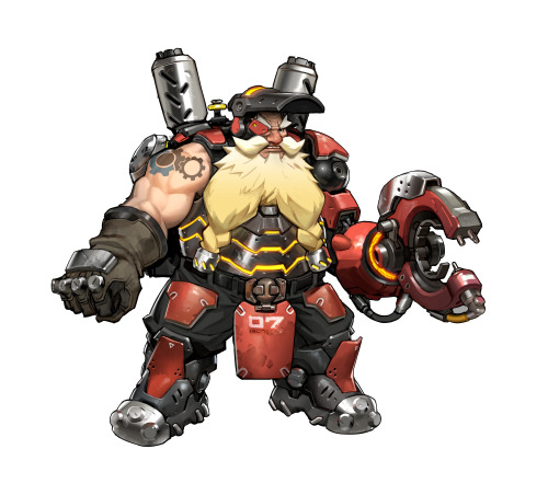 blankmvp:  Overwatch Character Concept Art 2/2  God, watching the official trailer and seeing the concept art. The style was pretty stellar..Designs look fun! Not the best I’ve seen, but enough to make me want to pick up an old habit!Blizzard (and