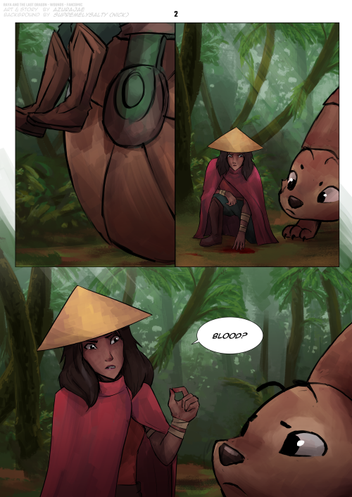 Raya and the Last Dragon Fancomic - WoundsWell this took a while to finally complete, but here’s the