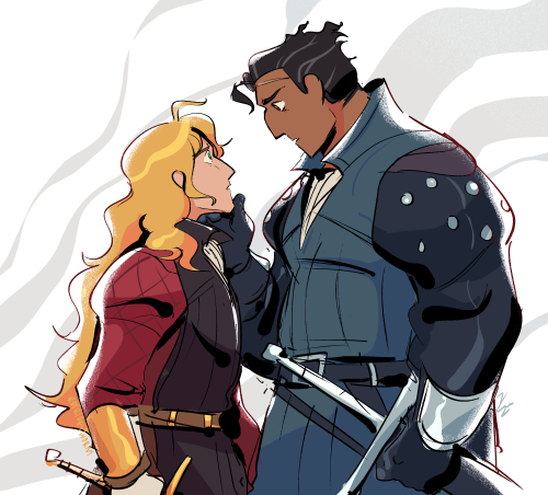 stripeyworm: Erhardt and Olberic…The Twin Blades of Hornburg - the last knights of a lost rea