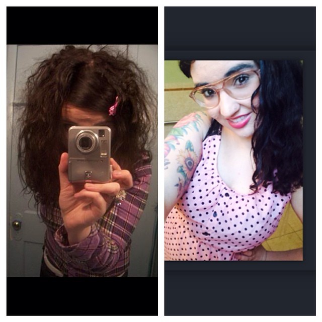So yeah maybe being scene in 2006 was a bad idea 😭 #transformationTuesday #scenequeen