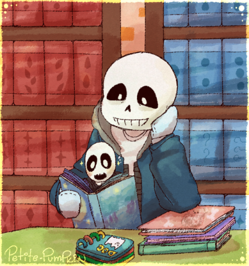 petite-pumpkin: I guess Sans is babysitting little Wingdings.