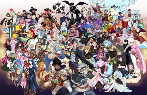 In Honor Of The End Of The Black Clover Anime, A Handful Of Black Clover Artists Gathered Together For