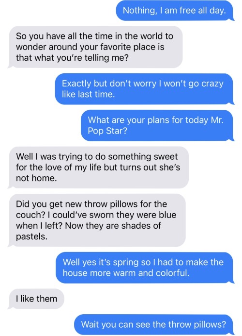 Texting Boyfriend Harry Styles Part 1: Thats Odd