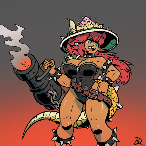 The Koopa Queen Cannoneer!