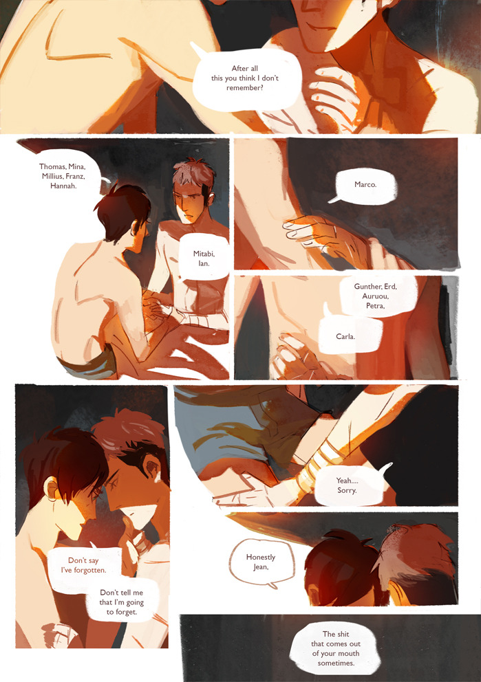 insomniatakesover:  seventypercentethanol:  We scar in different ways. (Eren and