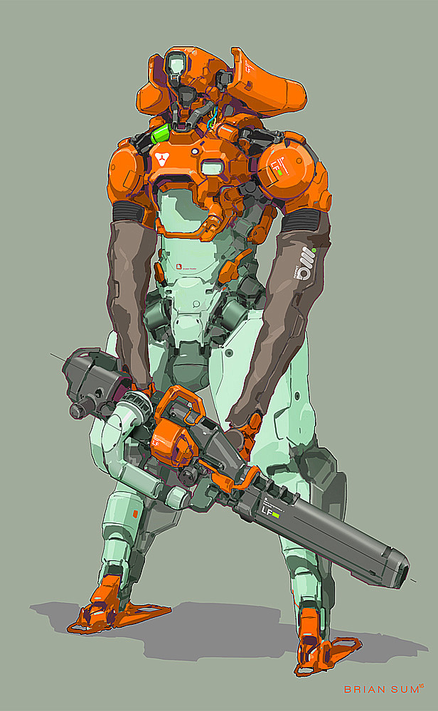 mechaddiction:  Tangerine, Brian Sum on ArtStation #mecha – https://www.pinterest.com/pin/331296116322106577/