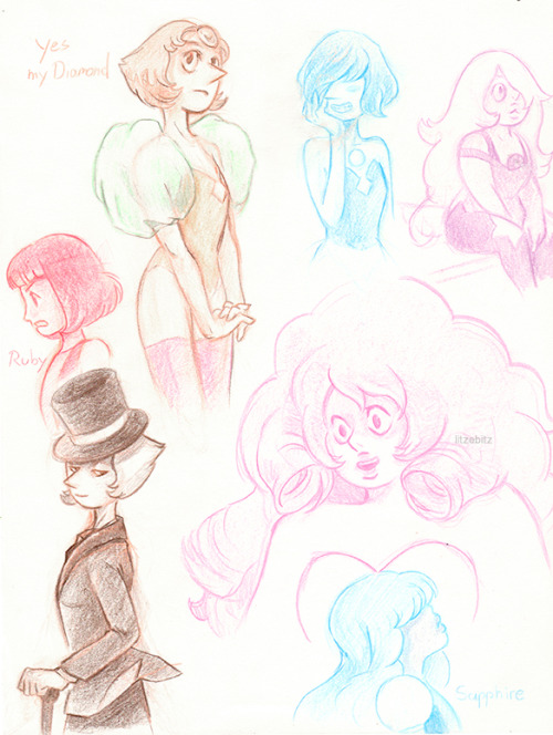 Drawing gem session part two. It’s just so much fun.Part 1 [x]