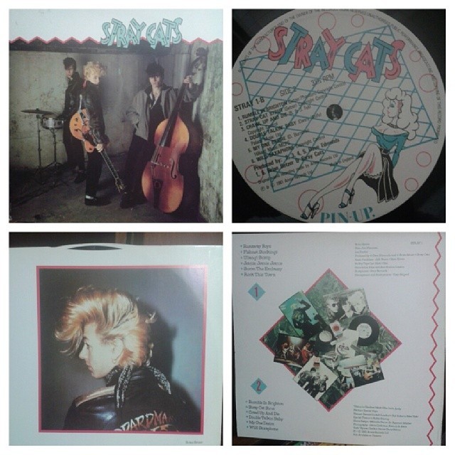 drinkthatbottledown:  fabiovermelho:  My Stray Cats’s first album arrived today!