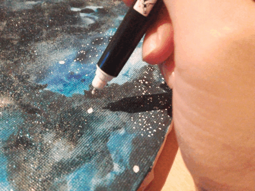 I love painting galaxies ✨