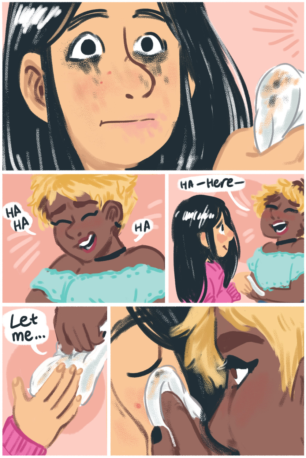 trianglart:  A high school romance!!! After school makeover episode…what will happen