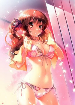 ecchineta:  bikini cleavage pion sakura m swimsuits | #302375 | yande.re