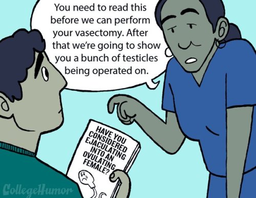 clarknokent:  dynastylnoire:  collegehumor:  If The Government Treated Men Like They Treat Women by @womanatee If You Liked This, You May Also Enjoy: How Men Think Women’s Bodies Work 8 Secretly Great Things About Periods Only Women Know About 7 Things