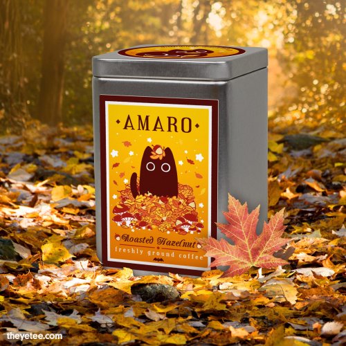 AMARO COFFEE IS BACK! Comes in both whole bean and ground and includes an exclusive pin. These tend 