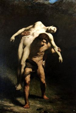 k250966:    Cain and Abel.   Alexandre Falguiere