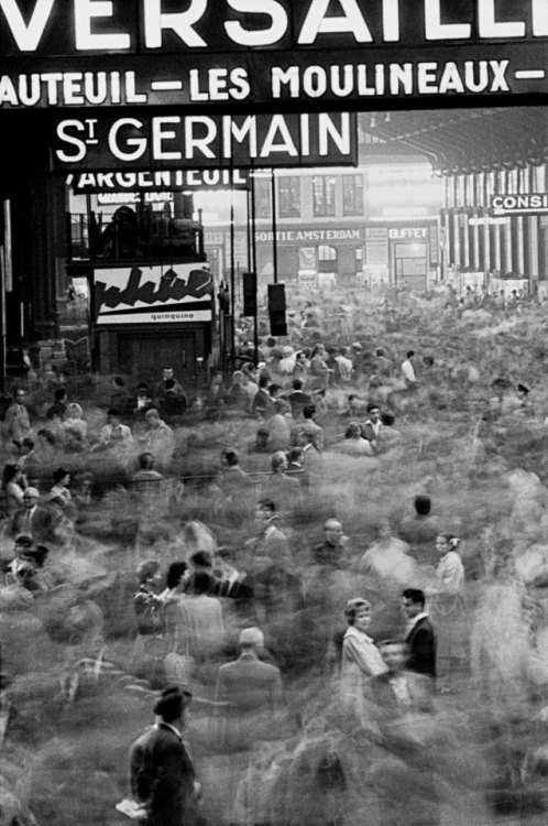 last-picture-show: Frank Horvat, Gare Saint-Lazare, Paris, 1959