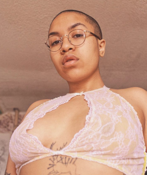 uyesurana:  Powerful & sweet, @the_childlike_empress stuns in our Myrtle Halter Bralette. This style is exclusively available at Calligramme.