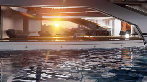 moneyisnobject:Project “Kairos”Designed by Oceanco, Pininfarina and Lateral 