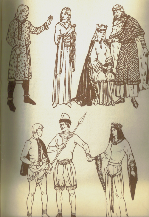 English Costume History is the easiest thing to research ever, so this is just a quick set of scans 