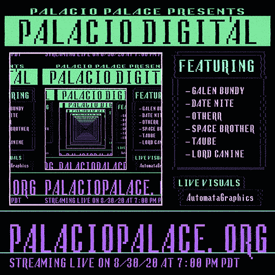 Palacio Palace is back! Now streaming live from our interactive virtual venue built in Unreal Engine